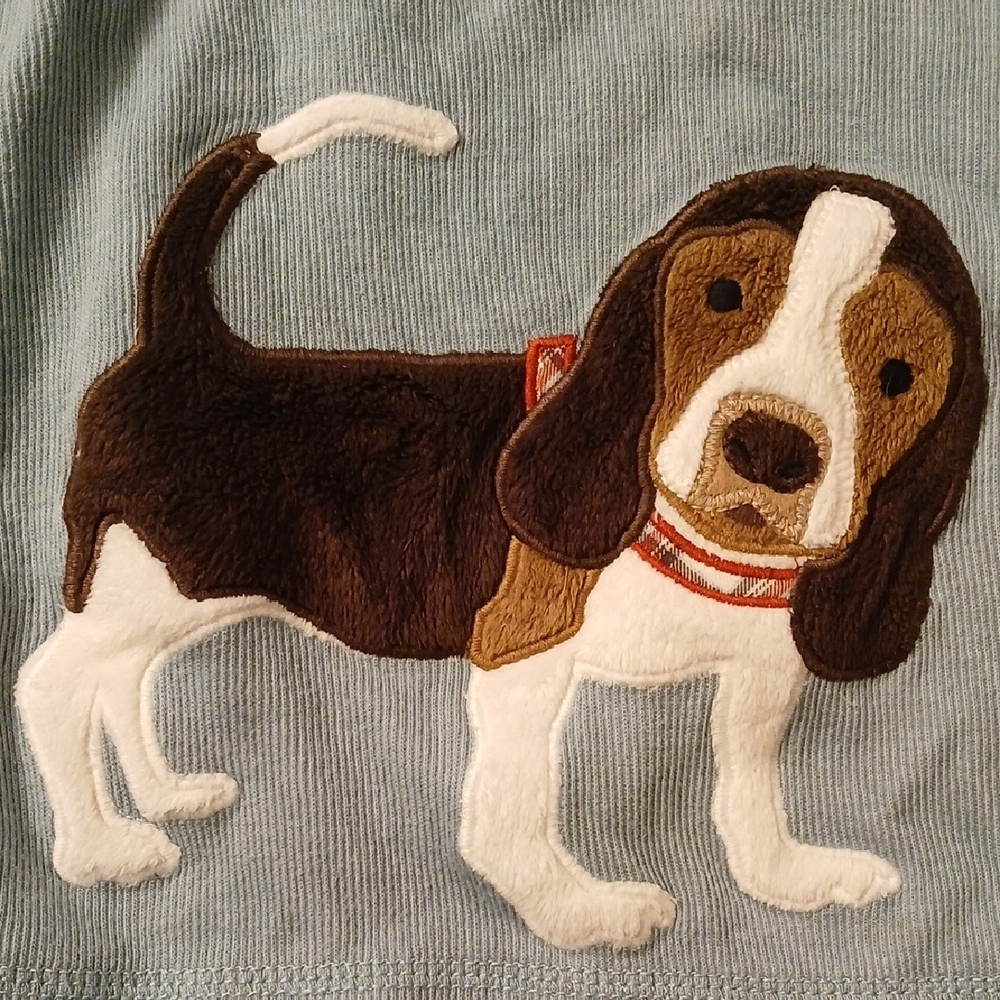 Gymboree Long-Sleeve Shirt with Dog Appliqué Size 3T Beagle (I) - Picture 3 of 8